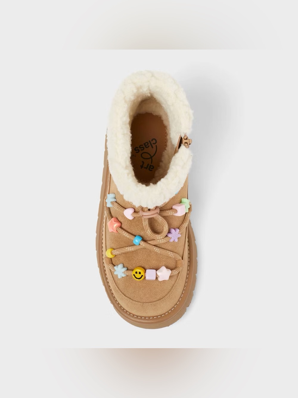 Cat & Jack Kids' Char Faux Suede Style Boots Sz 8